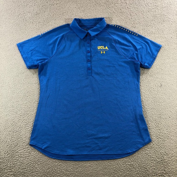 Under Armour Other - UCLA shirt womens L blue college logo under armour polo shirt